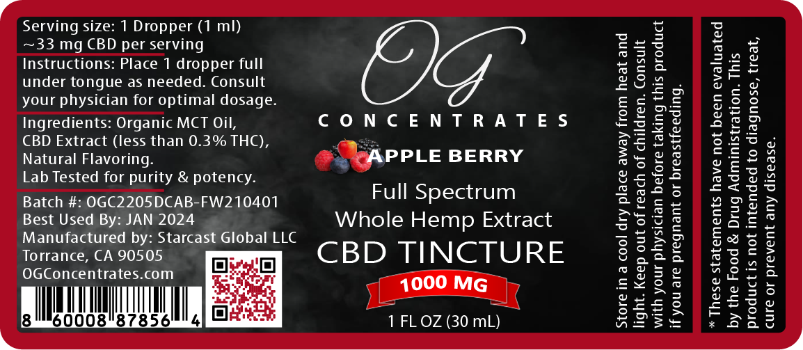 Full Spectrum CBD Whole Hemp Extract