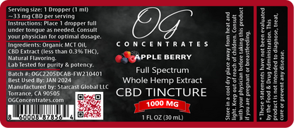 Full Spectrum CBD Whole Hemp Extract