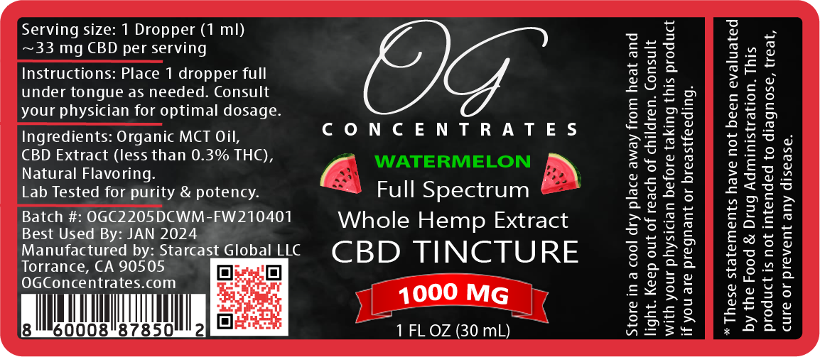 Full Spectrum CBD Whole Hemp Extract