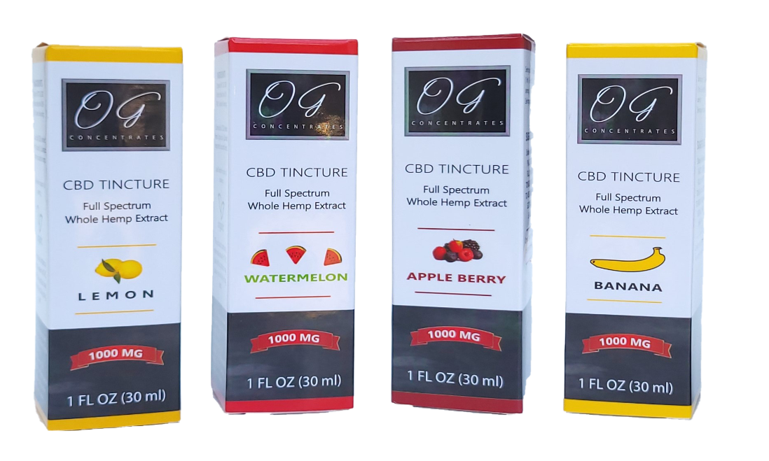 Organic Full Spectrum All Natural CBD Flavors