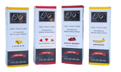 Organic Full Spectrum All Natural CBD Flavors