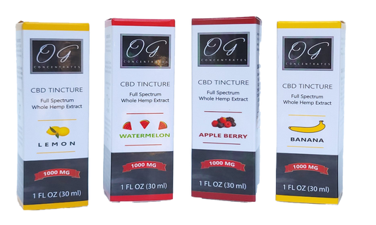 Organic Full Spectrum All Natural CBD Flavors