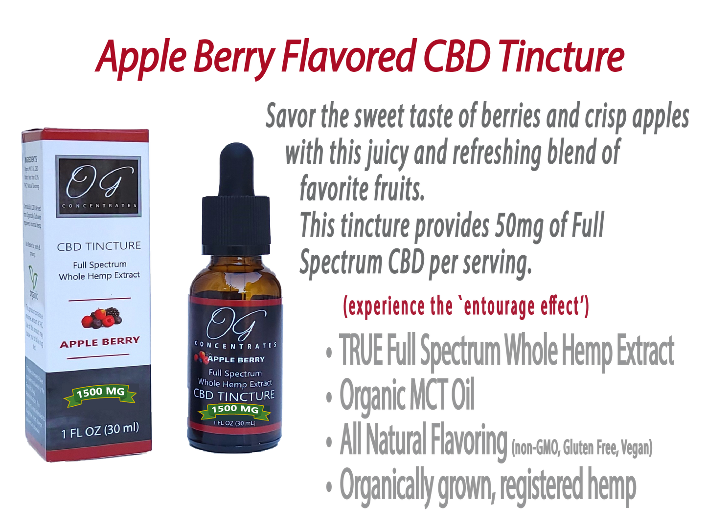 Organic Full Spectrum CBD Oil 500mg