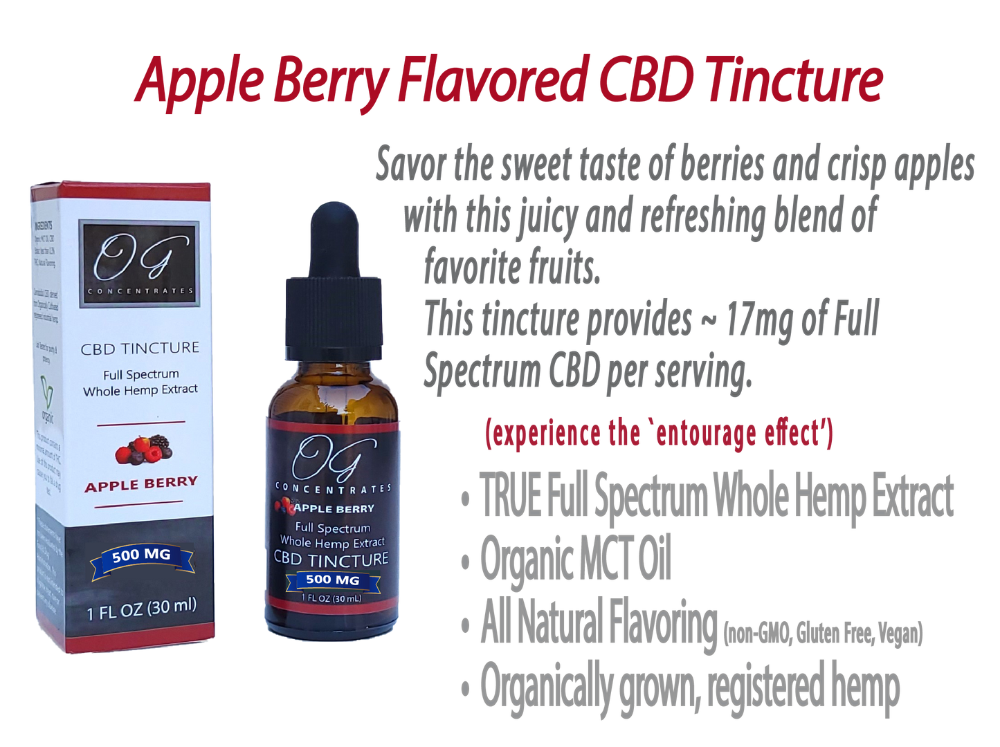 Full Spectrum Whole Hemp CBD Tincture