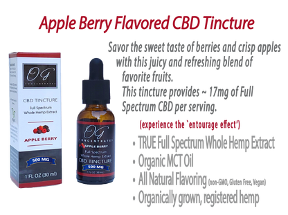 Full Spectrum Whole Hemp CBD Tincture