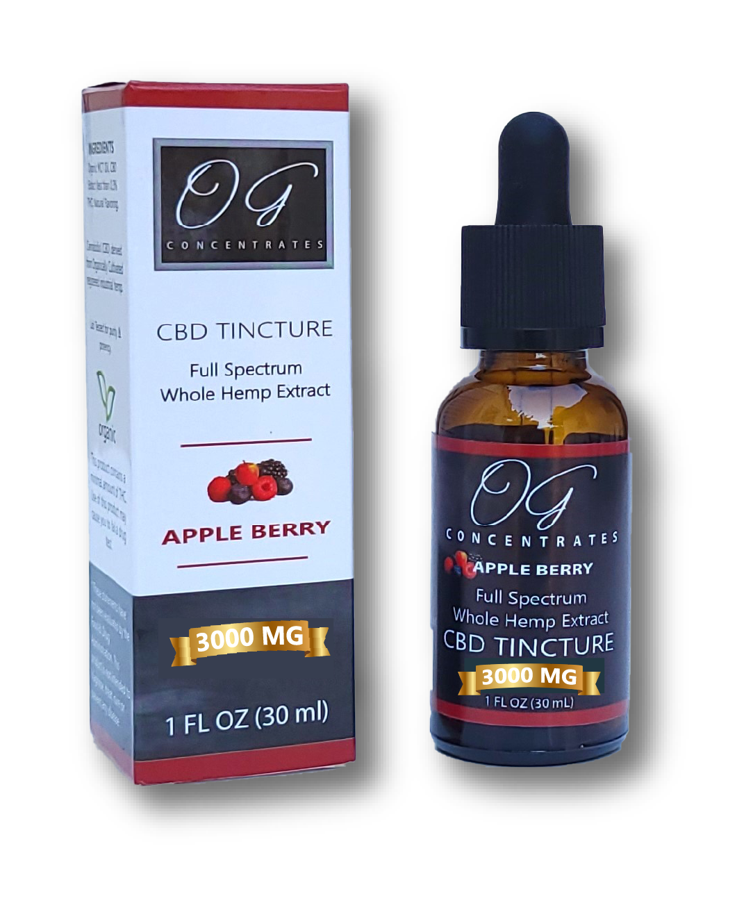 Organic Full Spectrum CBD Oil 3000 mg