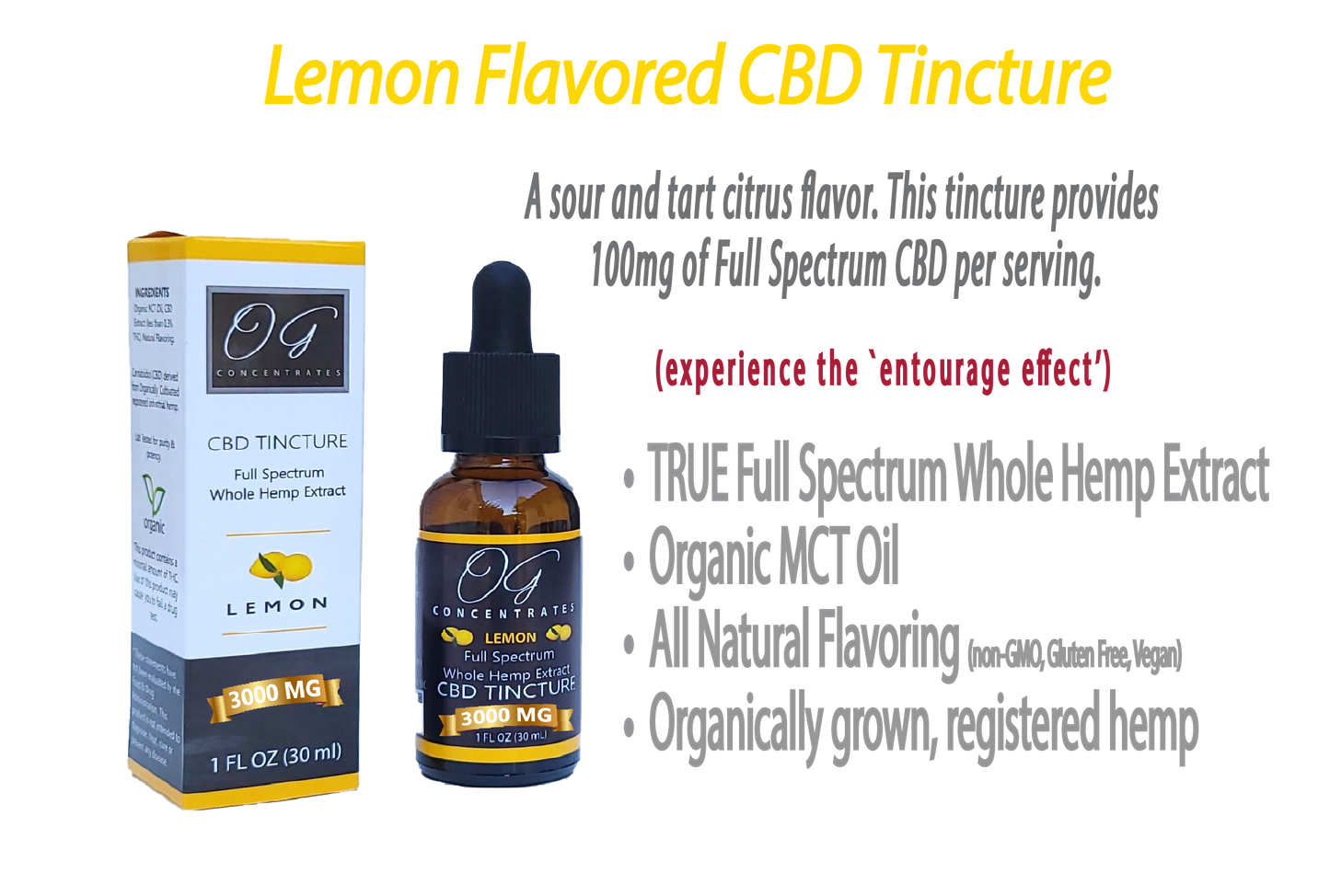 Organic Full Spectrum CBD Oil 3000mg