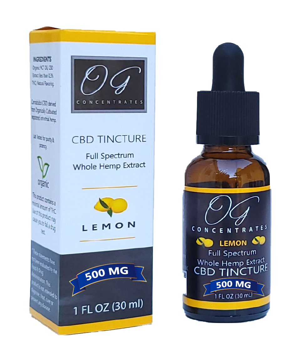 Organic Full Spectrum CBD Whole Hemp Oil 500mg