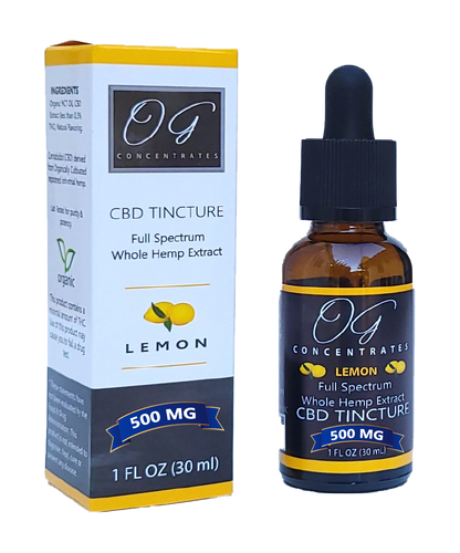 Organic Full Spectrum CBD Whole Hemp Oil 500mg