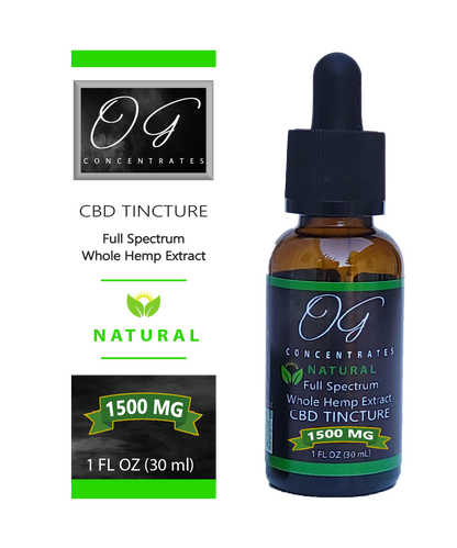 Organic Full Spectrum CBD Oil 1500mg Natural