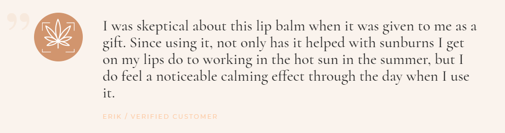Stay Calm CBD Lip Balm