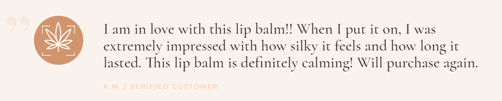Stay Calm CBD Lip Balm
