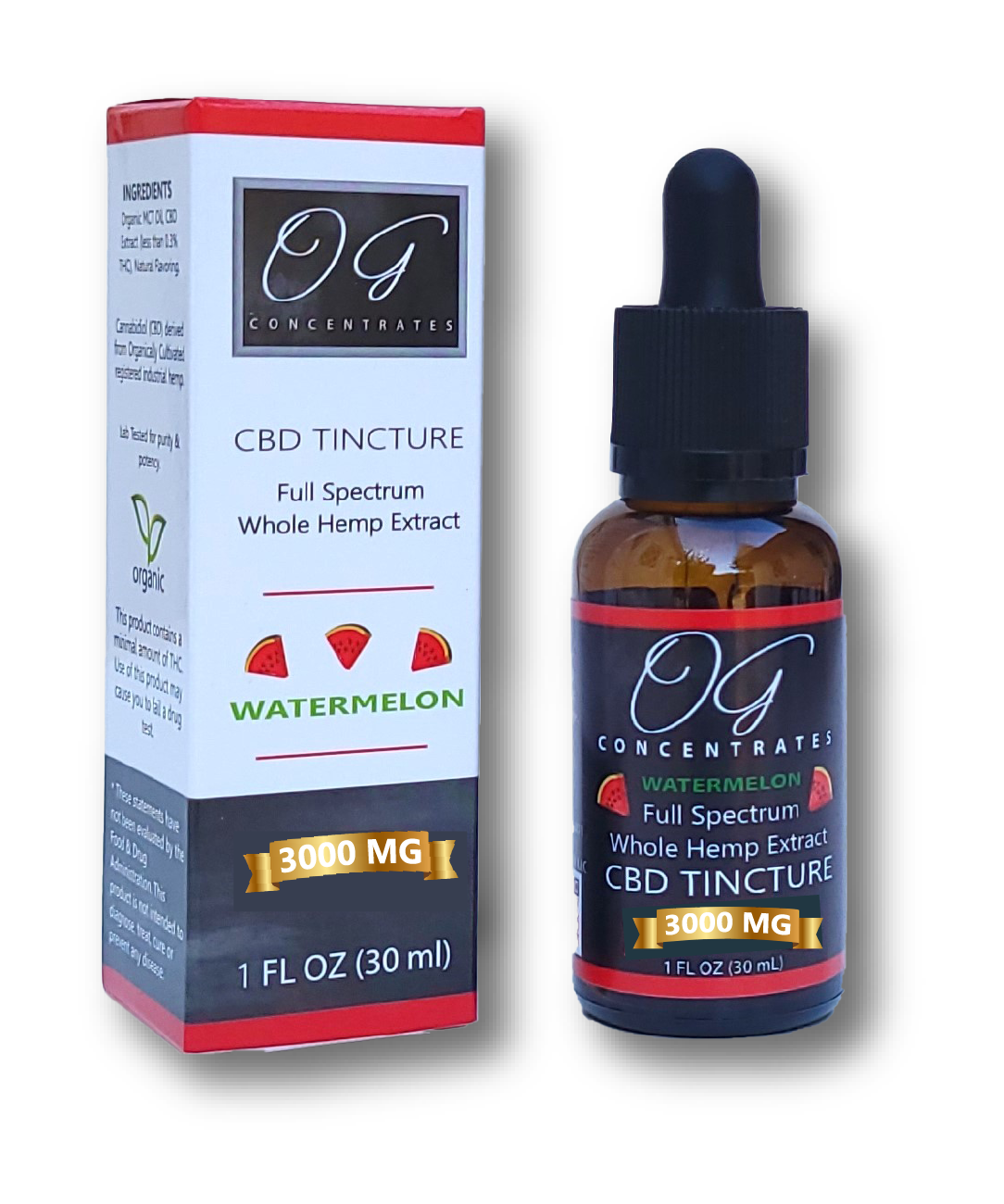 Organic Full Spectrum CBD Oil 3000mg