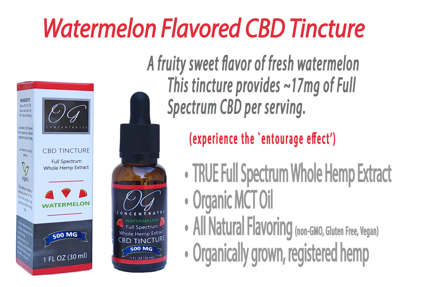 Organic Full Spectrum CBD Oil 500mg