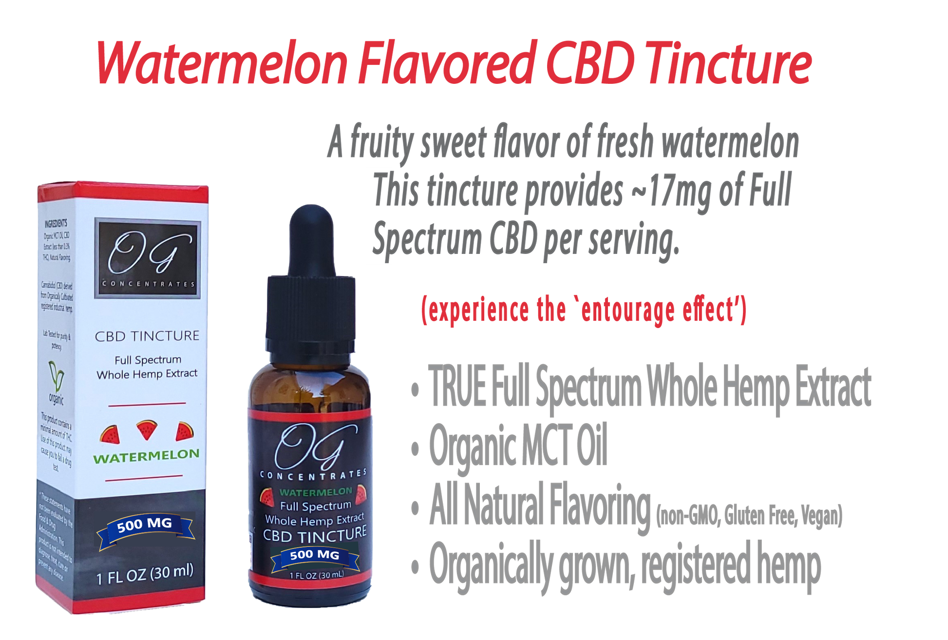 Organic Full Spectrum CBD Oil 500mg